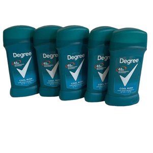 DEGREE DEODORANT STICK SPORT 48 HOUR PROTECTION 2.7 oz 5 PACK